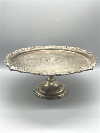 Silver on Copper Serving Platter