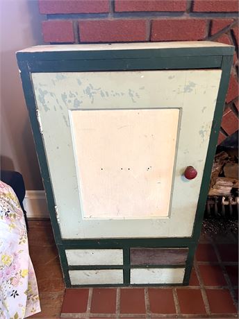 Primitive Wood Wall Cabinet