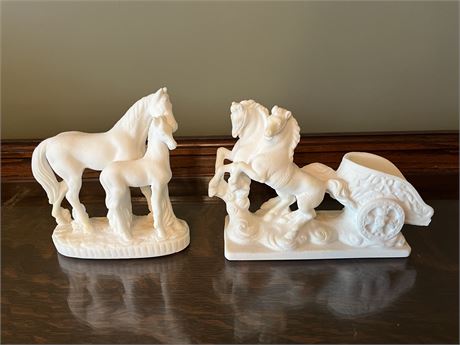 Horse Alabaster Figurine Statues