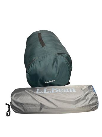 L.L. Bean Sleeping Bag and Mat