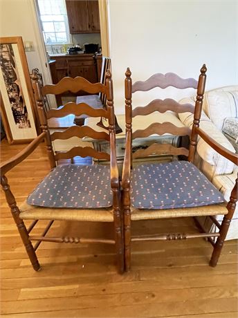 Antique Maple Arm Chairs