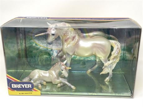Breyer Unicorn & Foal No. 3364