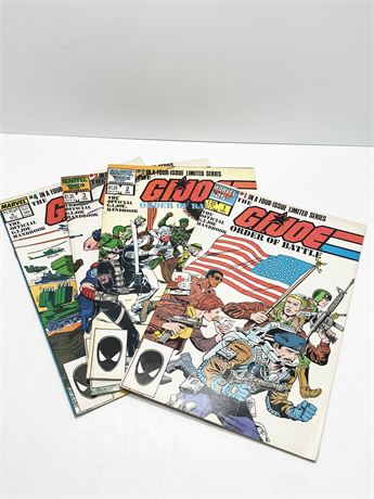 G.I. Joe #1-#4 Comics