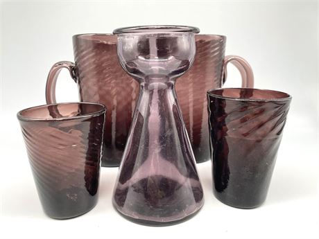 Decorative Purple Glass