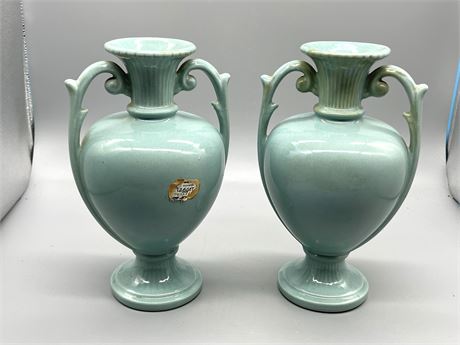 Two (2) Haeger Pottery Vase