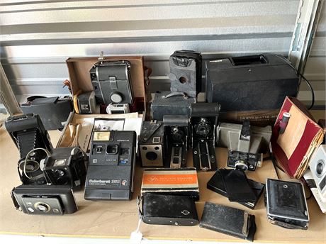 Large Vintage Camera Lot