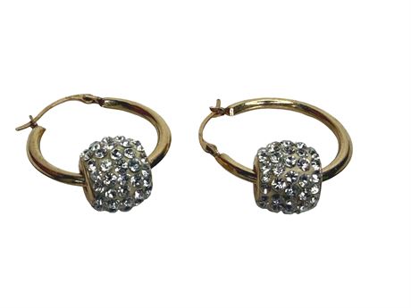 14kt Yellow Gold Hoop Earrings