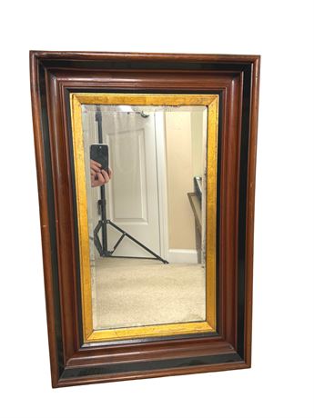 19th Century American Empire Style Solid Wood Wall Mirror