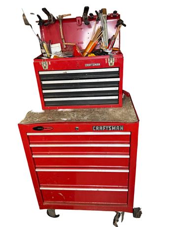 Craftsman Rolling Tool Chest w/ Plenty of Tools
