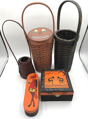 Halloween Boxes and Baskets