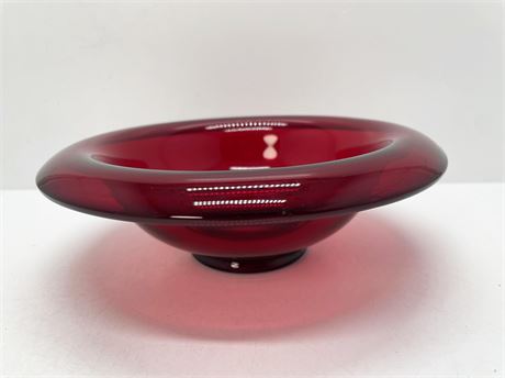 Ruby Red Console Bowl
