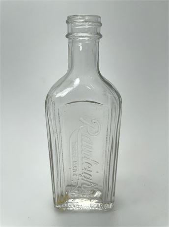 Rawleighs Glass Medicine Bottle