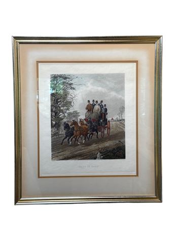 Henry Alken "Four in Hand" Art Print