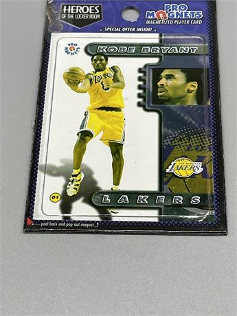 Kobe Bryant Magnetized Player Card