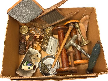 Box of Vintage Assorted Decoratives