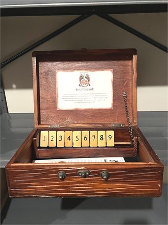 Old Century Shut-the-Box Game