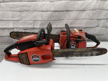 Two (2) Chainsaws