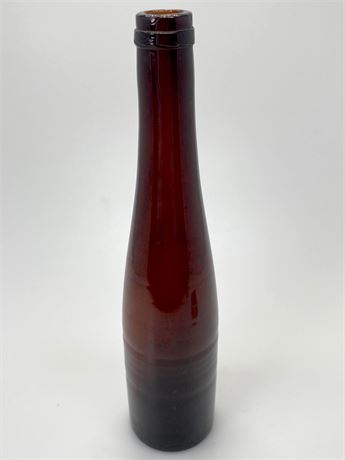 1920s Amber Hock Wine Bottle