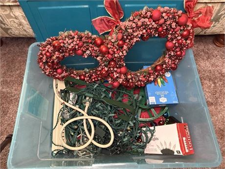 Christmas Wreaths and Lights