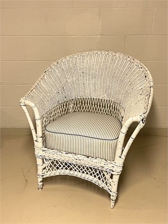 Wicker Chair - Lot #1