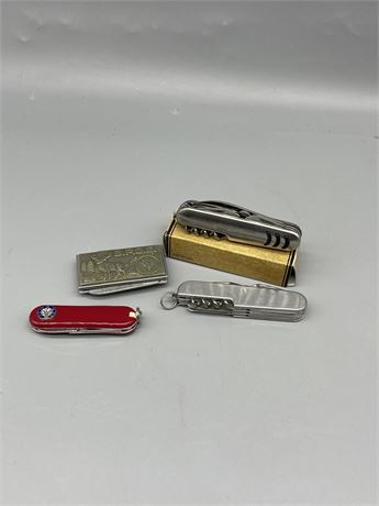 Four (4) Pocket Knives