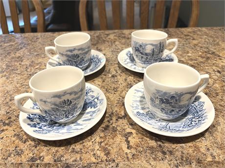 Enoch Wedgwood Tea Cups and Saucers