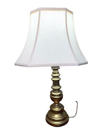 Heavy Brass Table Lamp