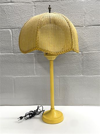 Table Lamp w/ Cane Shade