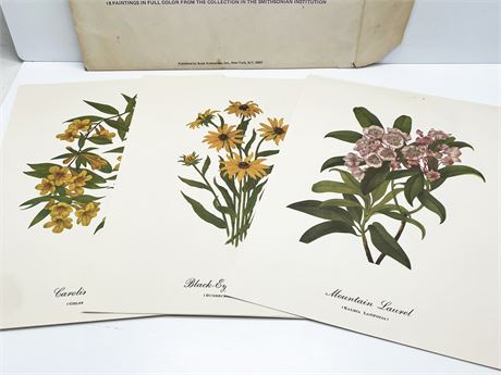 "Wild Flowers of America Prints"
