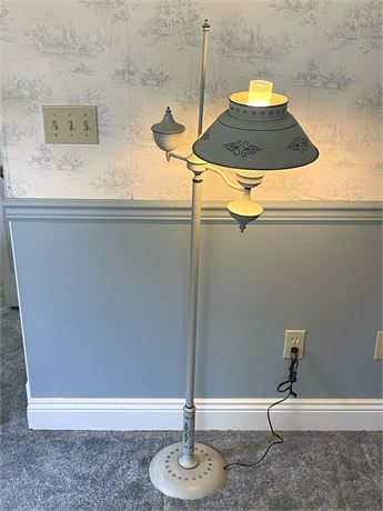 Tole Painted Floor Lamp