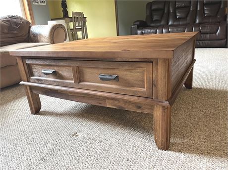 Large Wood Coffee Table