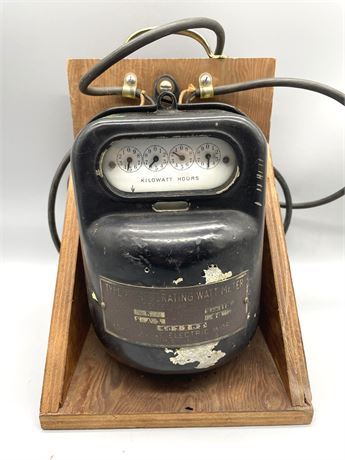 Antique Electric Watt Meter
