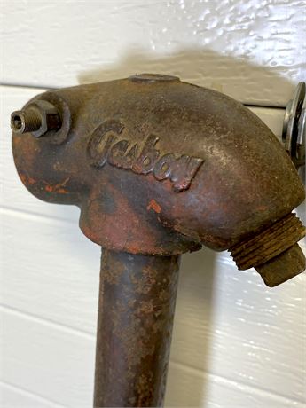 Vintage Cast Iron Gasboy Gas Pump