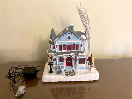 Holiday Splendor Lighted Fiber Optic House