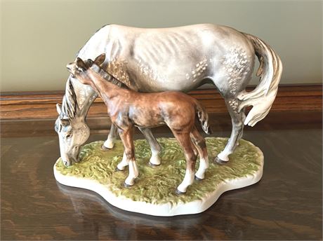 Gerhard Bochmann Goebel Mare & Foal Statue