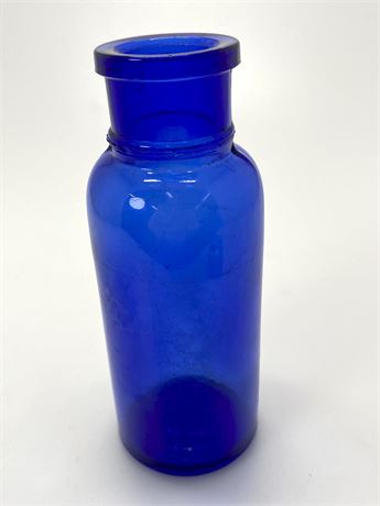 Antique late 1800s Cobalt Blue Medicine Bottle