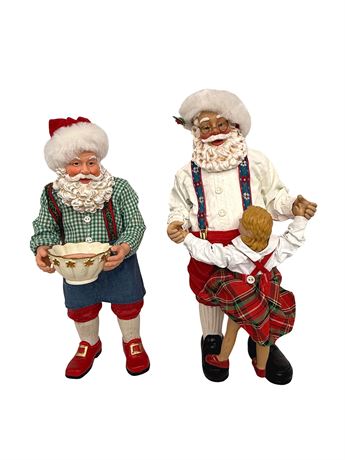 Possible Dreams Clothique Santa Figurines