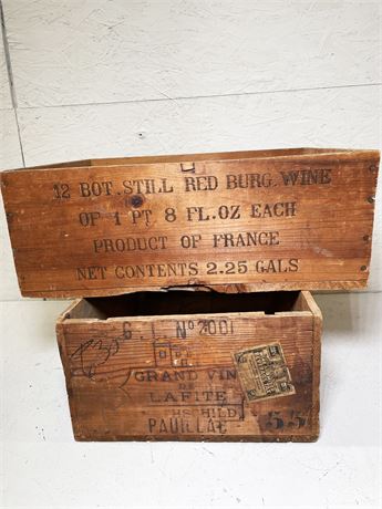 Wood Wine Crates 2
