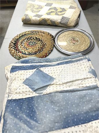 Quilt and Linen Lot