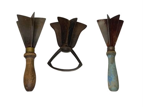 Antique Primitive Food Choppers Lot 1