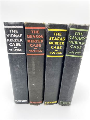Van Dine Murder Case Books