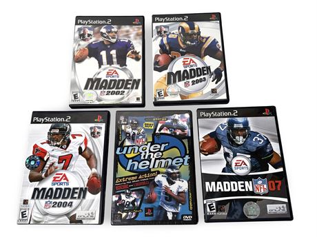 Playstation 2 Madden Football Sports Games