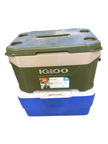 IGLOO and Coleman Coolers