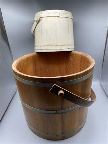 Pair of Wooden Buckets