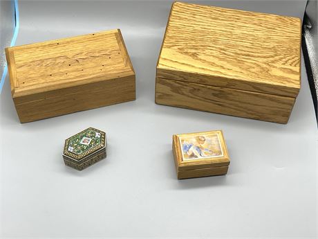 Four (4) Decorative Boxes