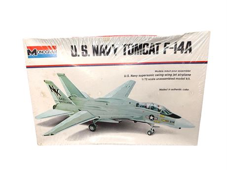 Monogram U.S. Navy Tomcat F-14A Plastic Model Kit