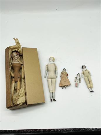 Porcelain and Bisque Dolls