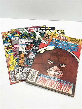 X-Men Comics #2, #5, #6, #8, #9