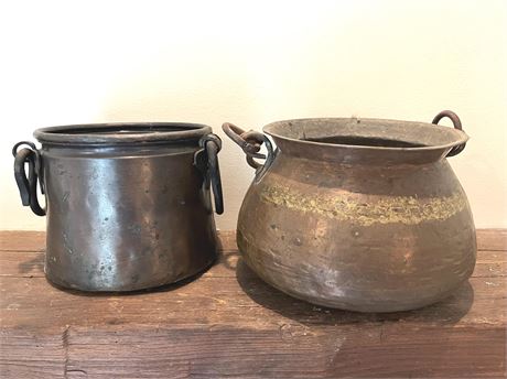 Vintage Cauldron Pots