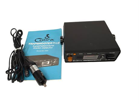 Cobra Trapshooter Pro II Radar Detector